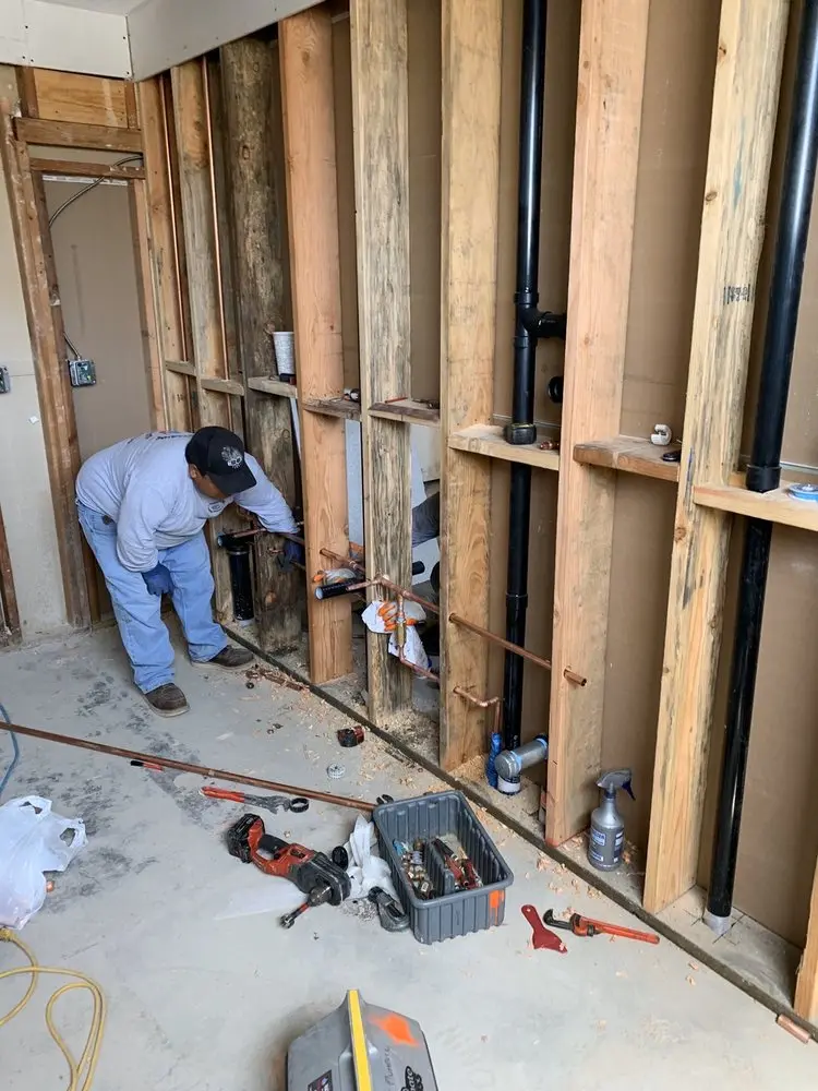 Commercial rough-in plumbing for Gas Line Repair in Beyer